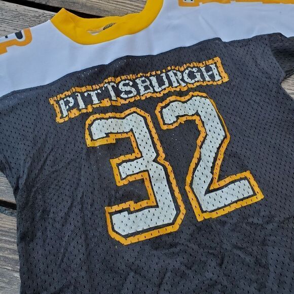 Vintage 1970s #32 Pittsburgh Steelers Jersey Boys Size Small - Picture 2 of 5